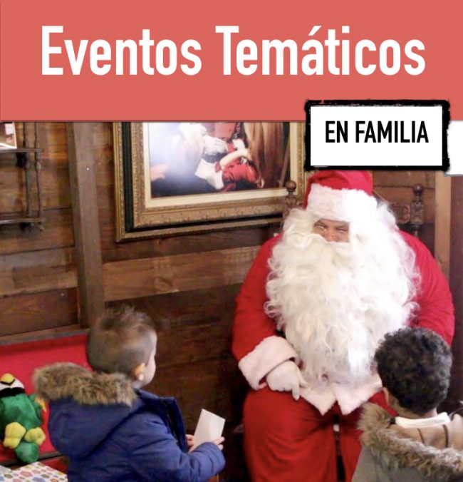 Visita al poblado de PApá Noel en Parque ADAI